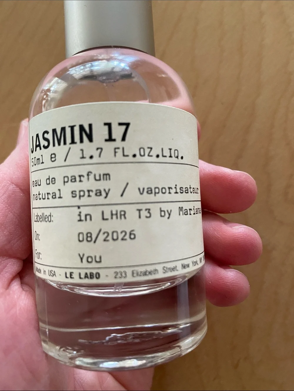 Le Labo Jasmin 17